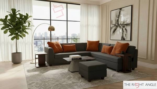 Slate L-Shaped Sectional