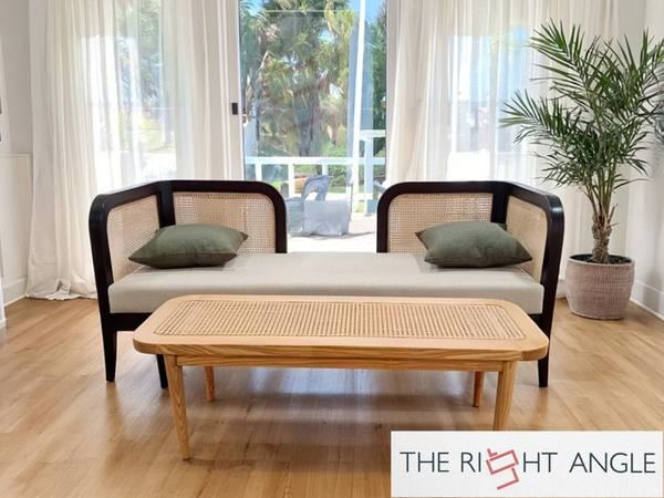 Cane & Rattan Daybed Set