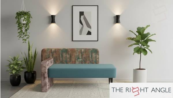 Rustic Contrast Bench