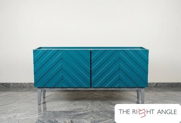 Teal Chevron Buffet