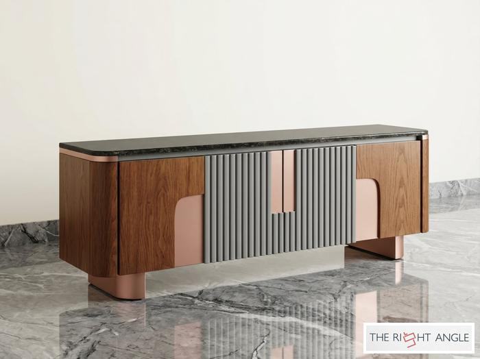 Walnut & Rose Sideboard