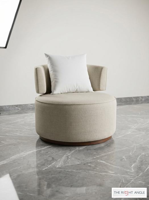 Linen Tub Chair