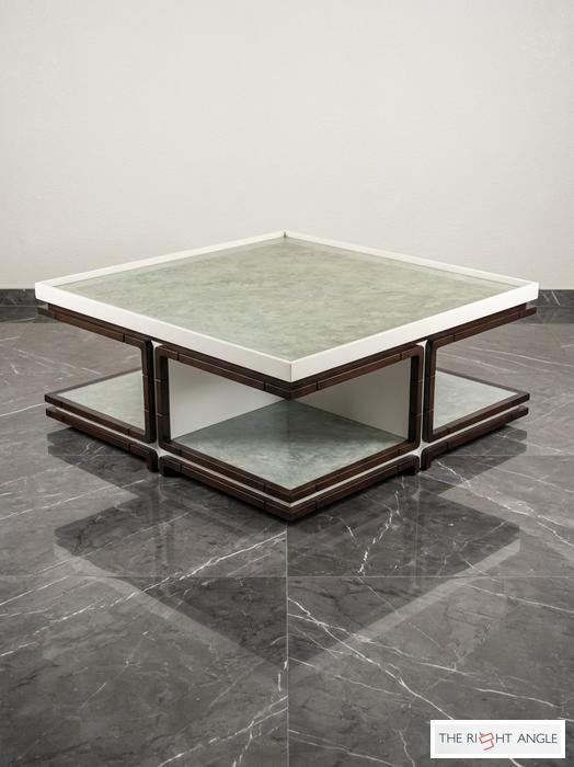 Two-Tier Glass Coffee Table